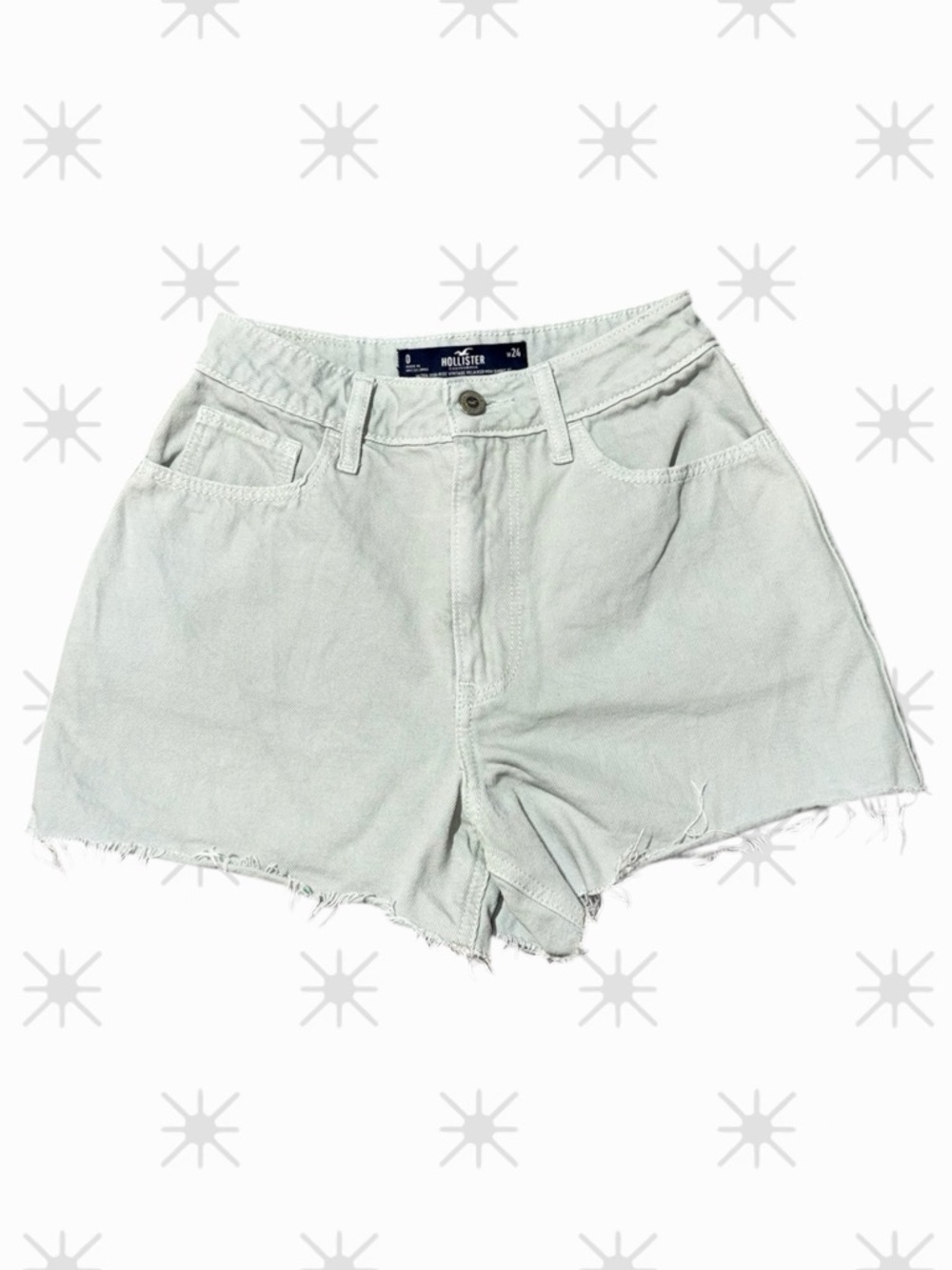 Hollister Faded Denim Cutoff Shorts
